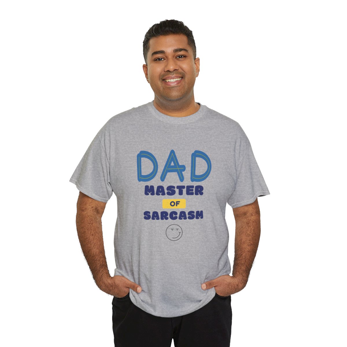 Dad: Master of Sarcasm: Unisex Heavy Cotton Tee - Image 71