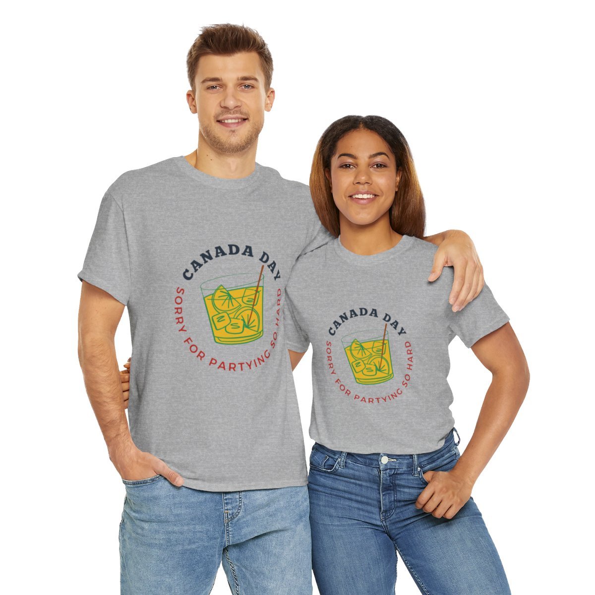 Canada Day: Sorry for Partying So Hard: Unisex Heavy Cotton Tee 105 Canada Day: Sorry for Partying So Hard: Unisex Heavy Cotton Tee - Image 105