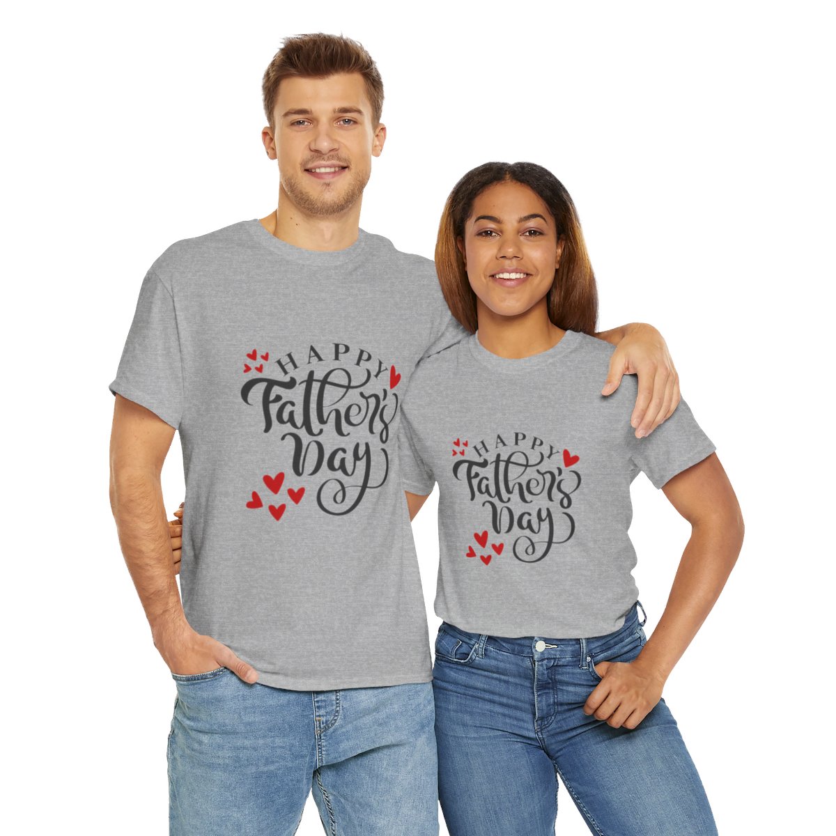 Happy Father's Day: Unisex Heavy Cotton Tee 105 Happy Father's Day: Unisex Heavy Cotton Tee - Image 105