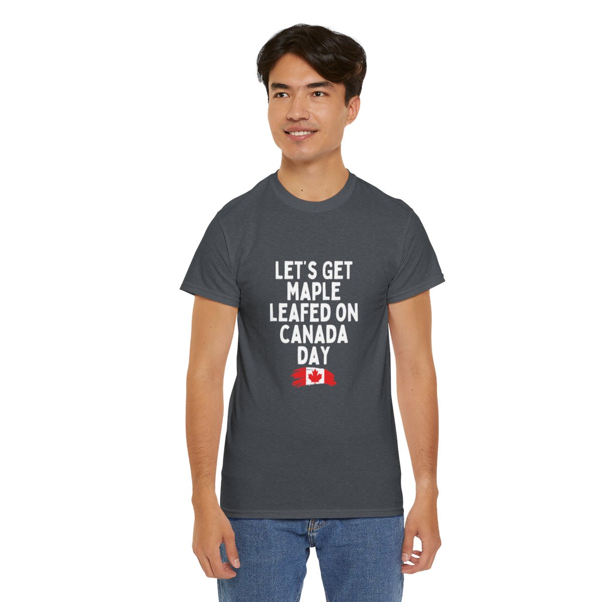 Let's Get Maple Leaf On Canada Day: Unisex Heavy Cotton Tee - Image 183