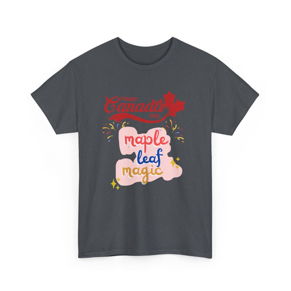 Canada Day: Maple Leaf Magic: Unisex Heavy Cotton Tee 85 Canada Day: Maple Leaf Magic: Unisex Heavy Cotton Tee - Image 85