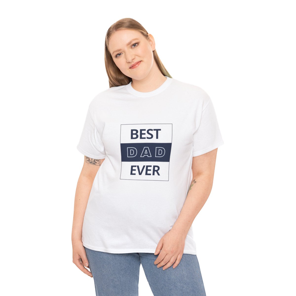 Best Dad Ever: Unisex Heavy Cotton Tee - Image 39