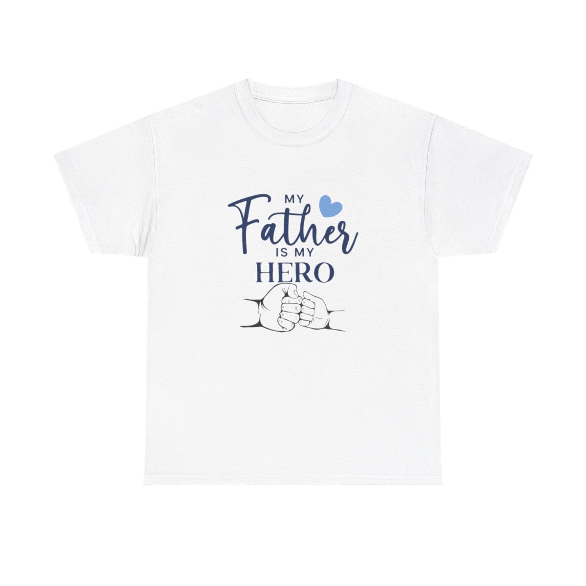 My father is my hero: Unisex Heavy Cotton Tee - Image 29
