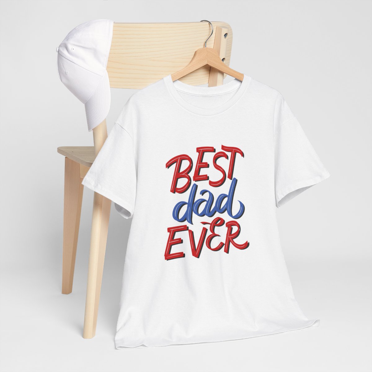 Best Dad Ever: Unisex Heavy Cotton Tee - Image 28