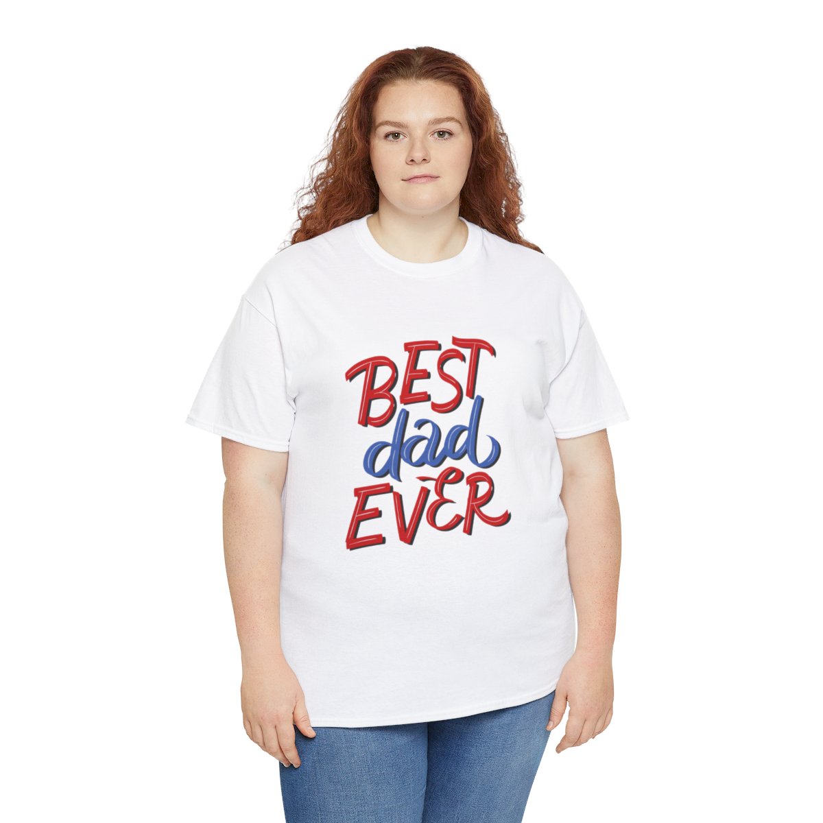 Best Dad Ever: Unisex Heavy Cotton Tee - Image 42