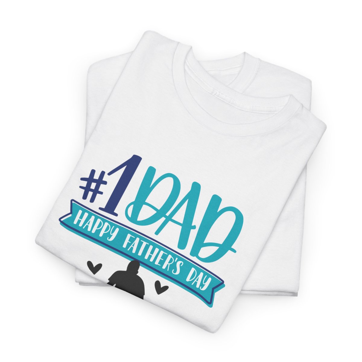 No.1 Dad, Happy Father's Day: Unisex Heavy Cotton Tee 33 No.1 Dad, Happy Father's Day: Unisex Heavy Cotton Tee - Image 33