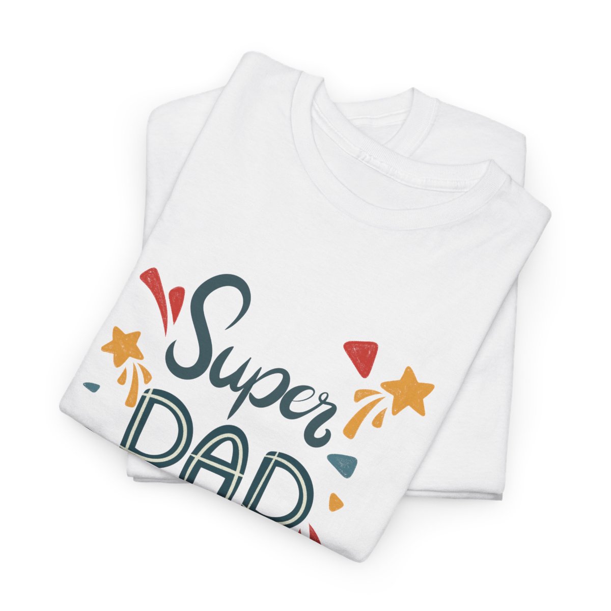 Super-dad: World's Best Multitasker: Unisex Heavy Cotton Tee - Image 33
