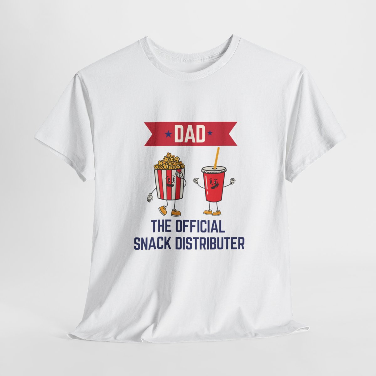 Dad: The Official Snack Distributor: Unisex Heavy Cotton Tee - Image 34