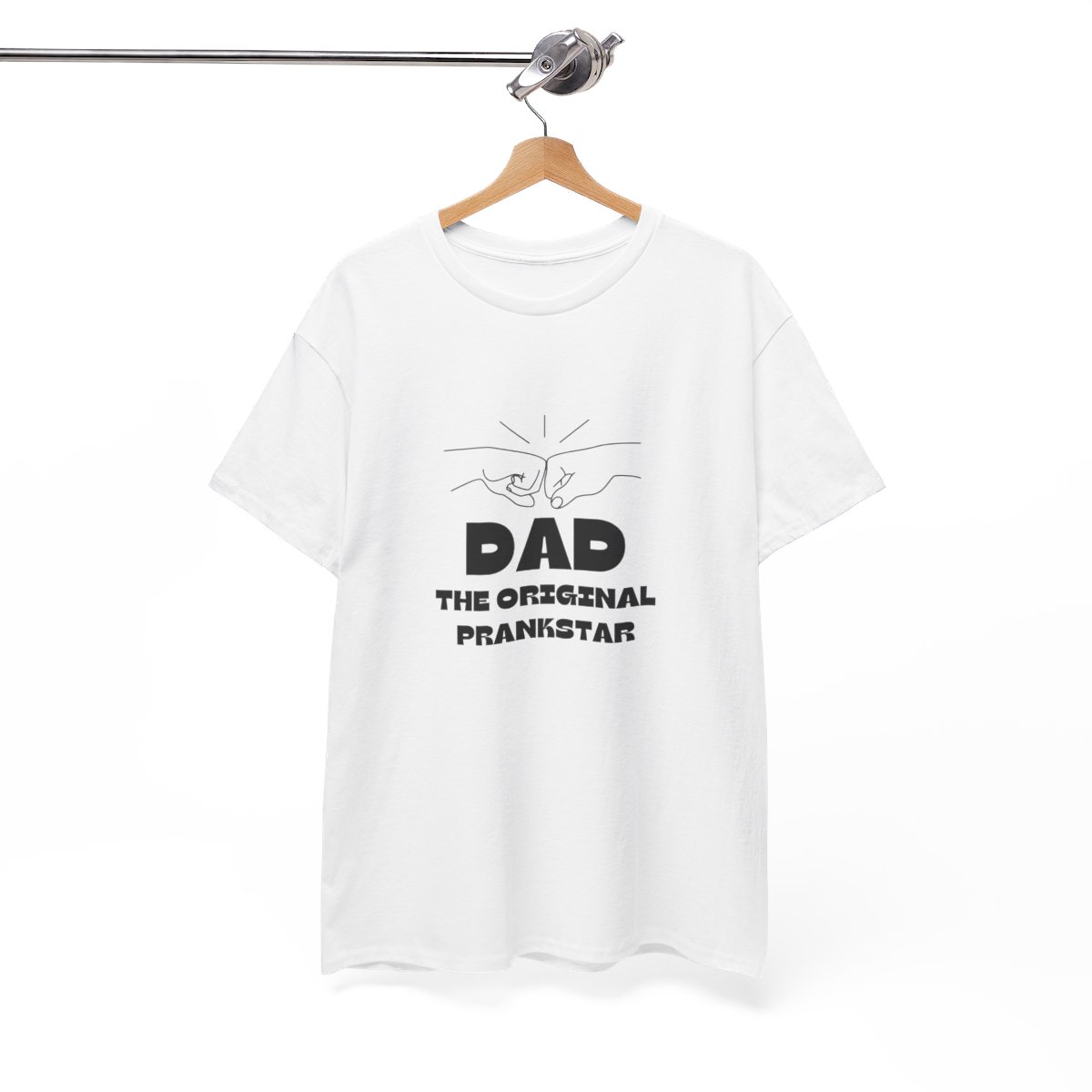 Dad: The Original Prank-star: Unisex Heavy Cotton Tee - Image 35