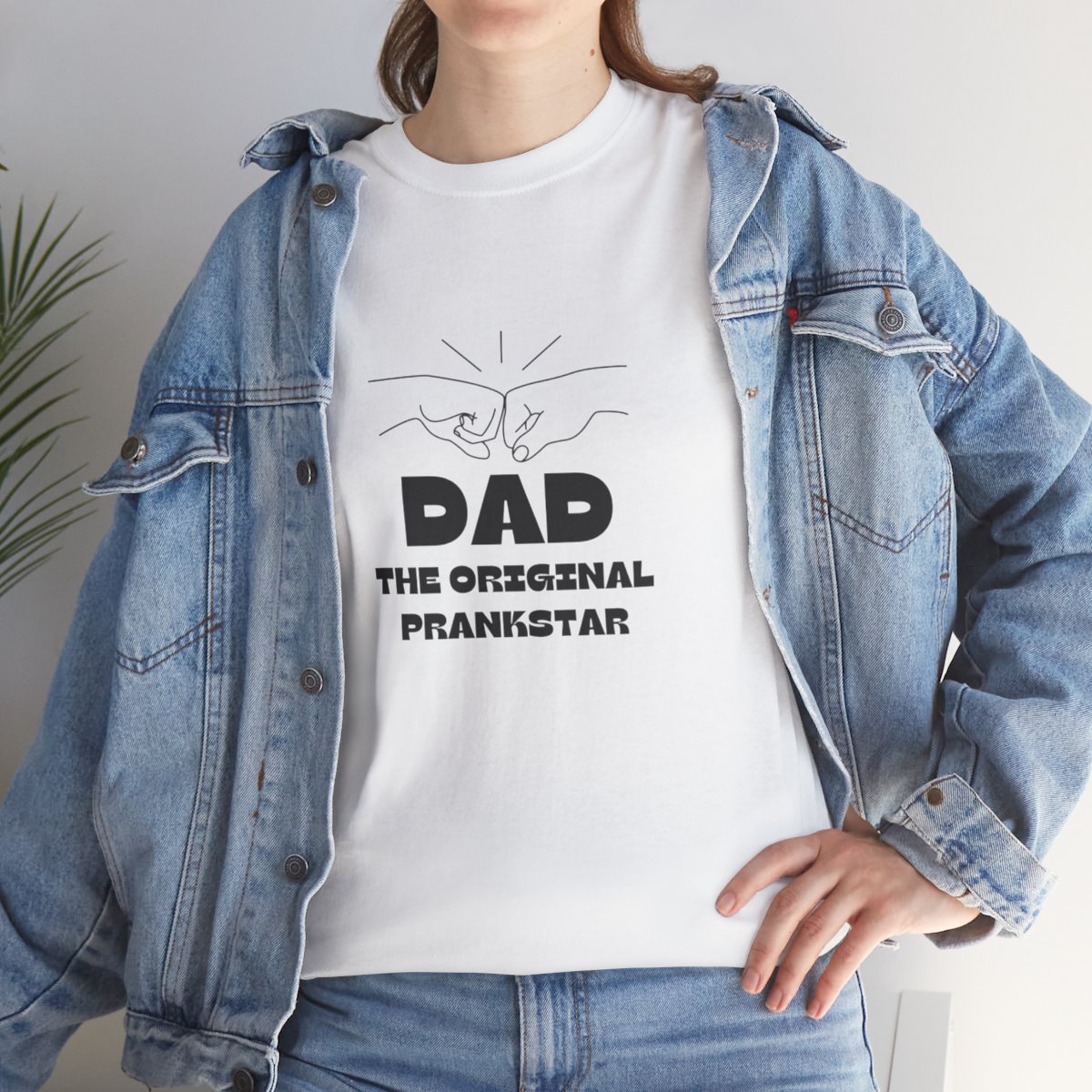 Dad: The Original Prank-star: Unisex Heavy Cotton Tee - Image 50