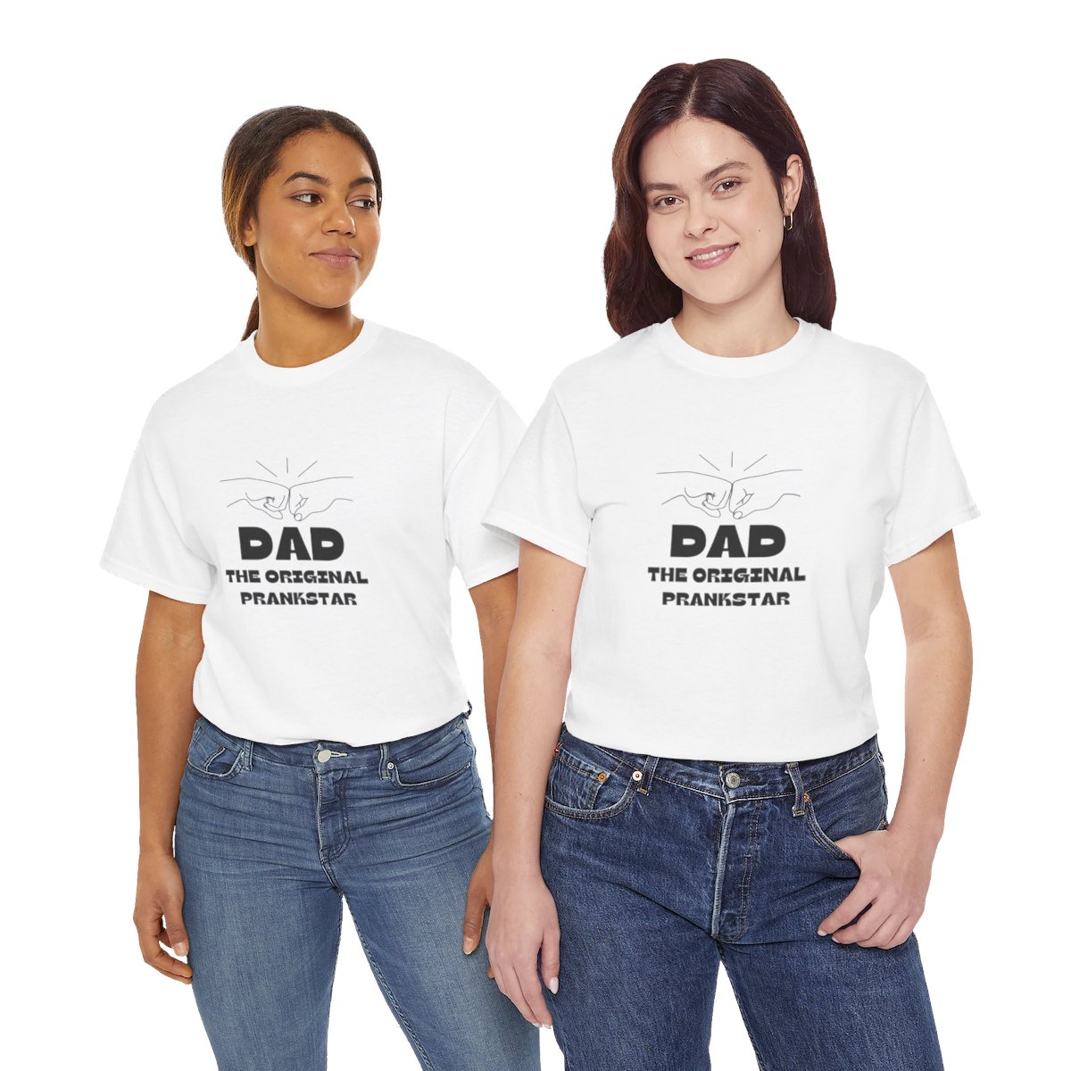 Dad: The Original Prank-star: Unisex Heavy Cotton Tee - Image 52