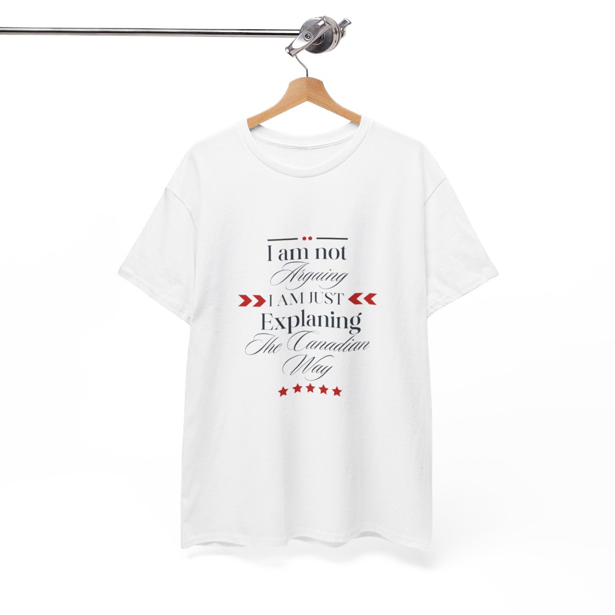 I am Not Arguing I am Just Explaining The Canadian Way: Unisex Heavy Cotton Tee - Image 35
