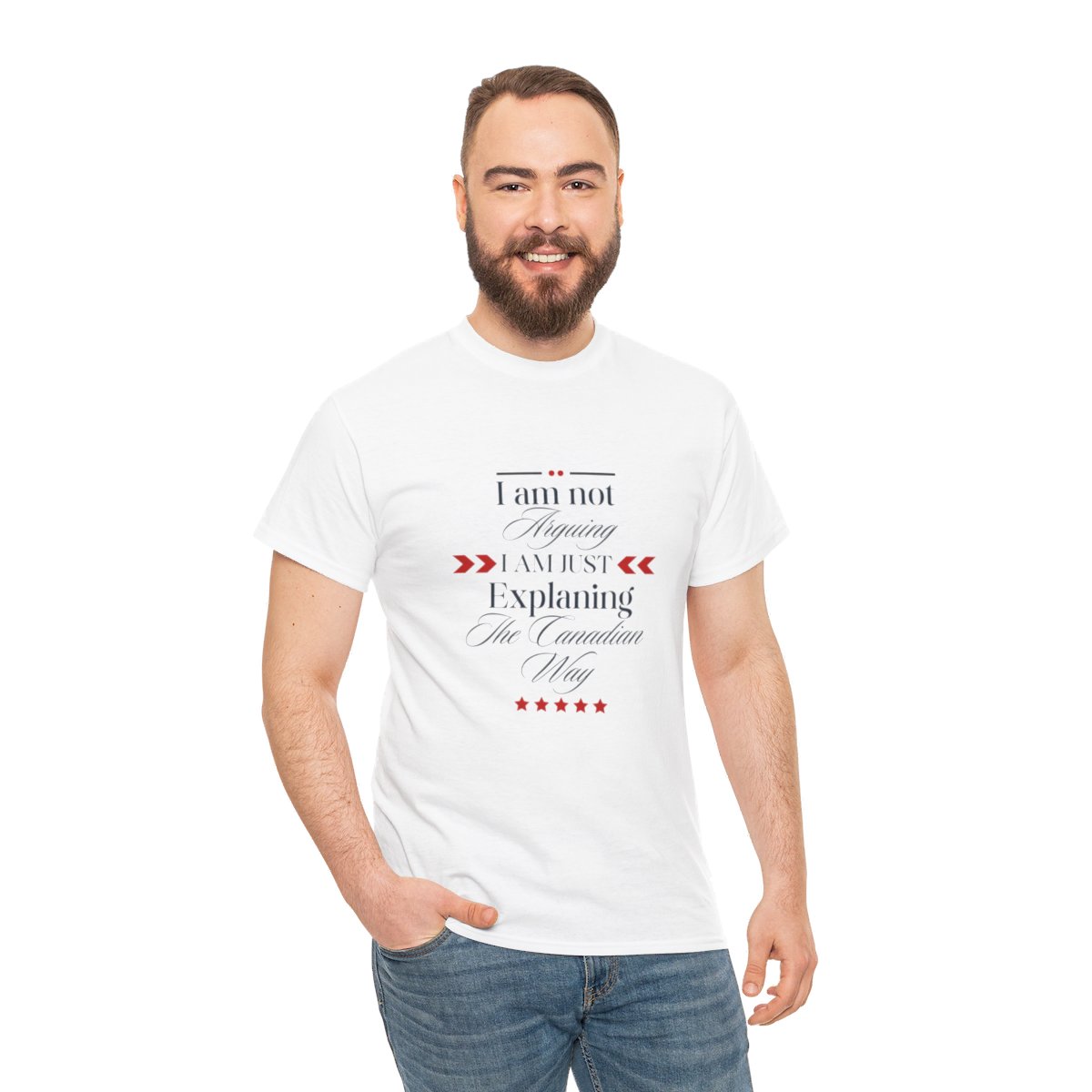 I am Not Arguing I am Just Explaining The Canadian Way: Unisex Heavy Cotton Tee - Image 40