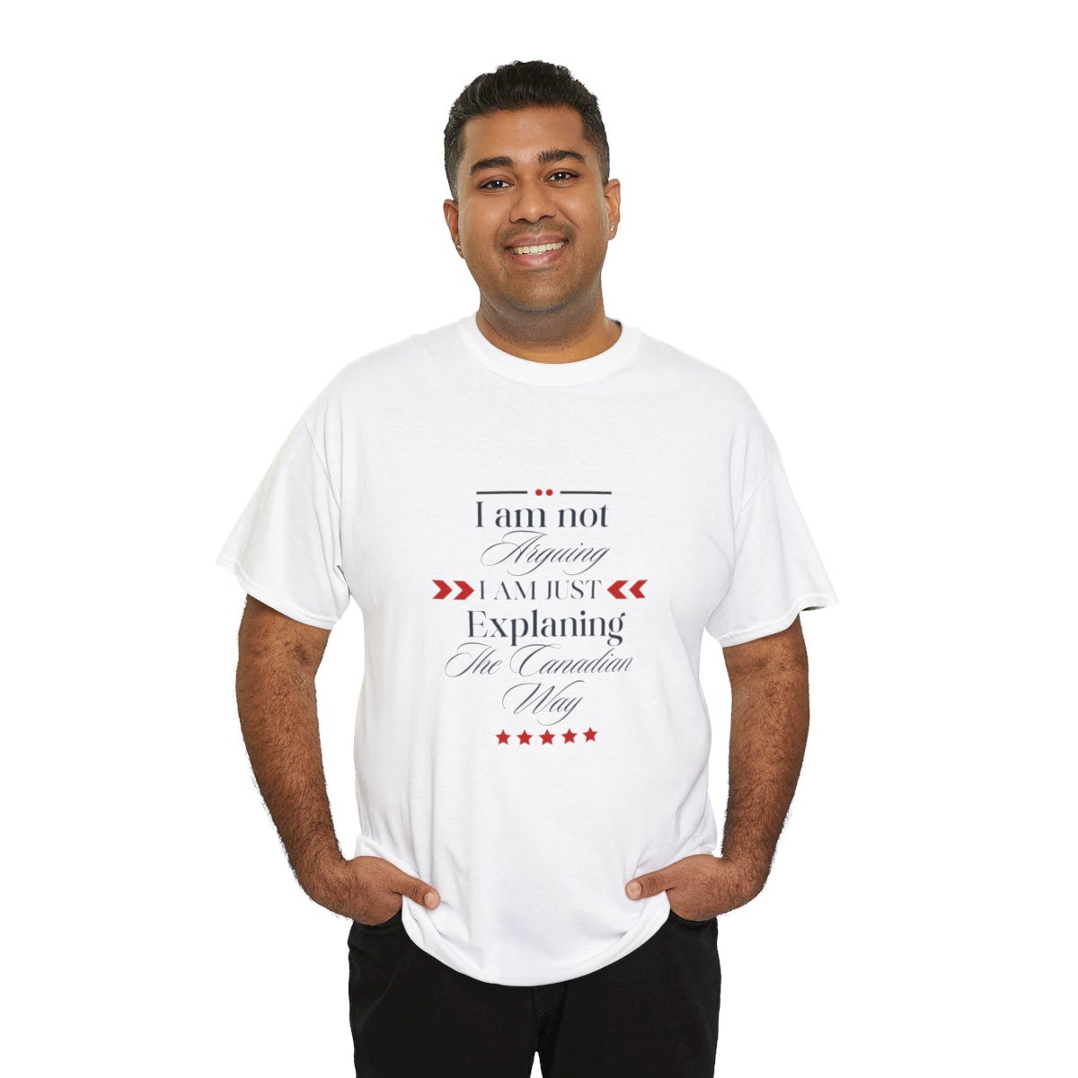 I am Not Arguing I am Just Explaining The Canadian Way: Unisex Heavy Cotton Tee - Image 44