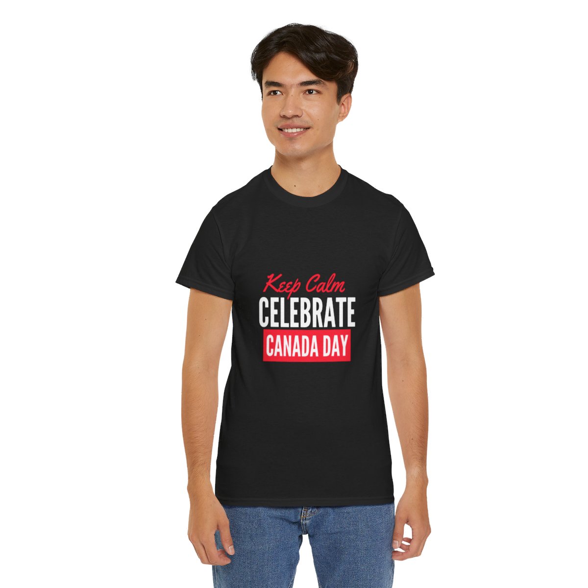 Keep Calm: Celebrate Canada Day: Unisex Heavy Cotton Tee - Image 48