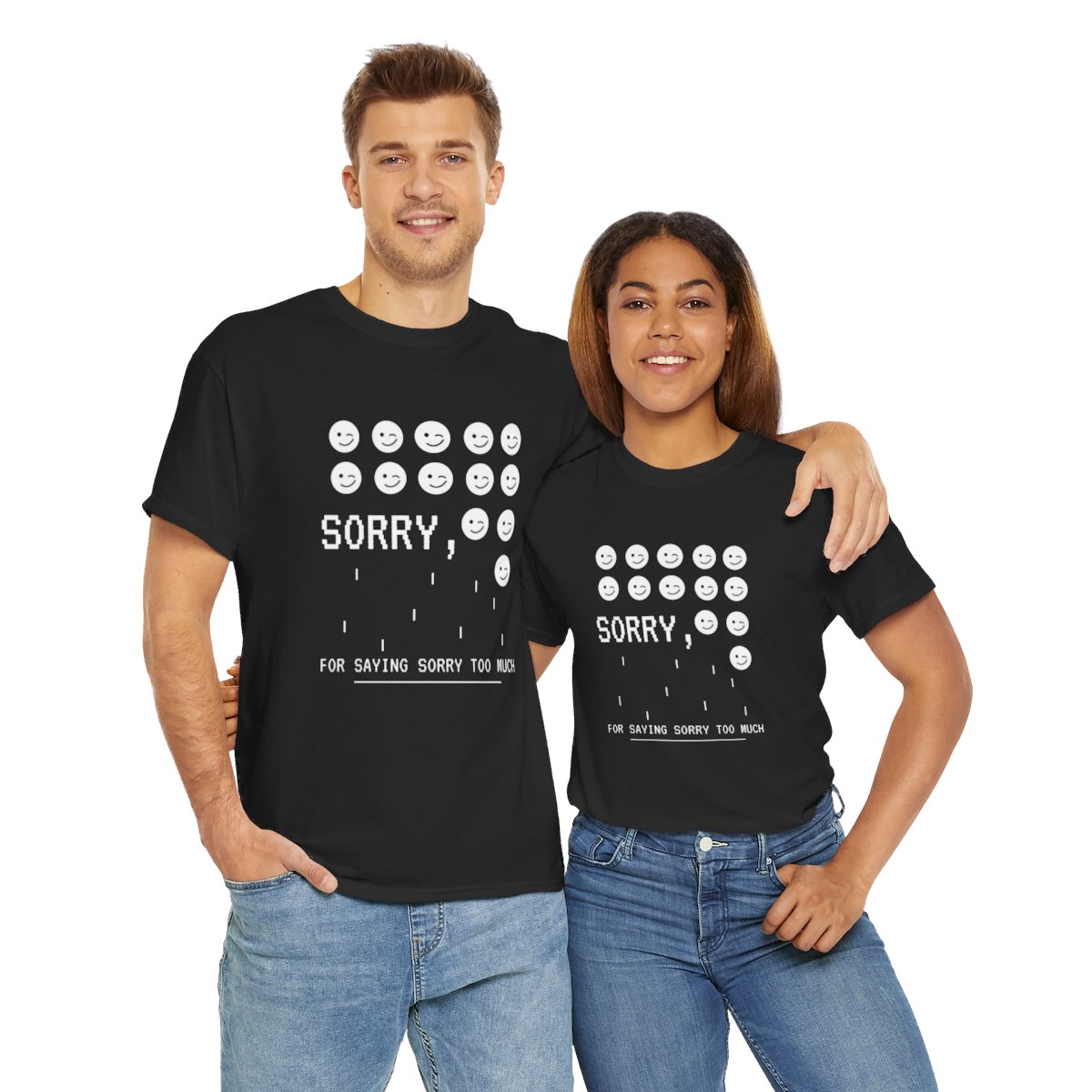 Sorry For Saying Sorry Too Much: Unisex Heavy Cotton Tee 51 Sorry For Saying Sorry Too Much: Unisex Heavy Cotton Tee - Image 51