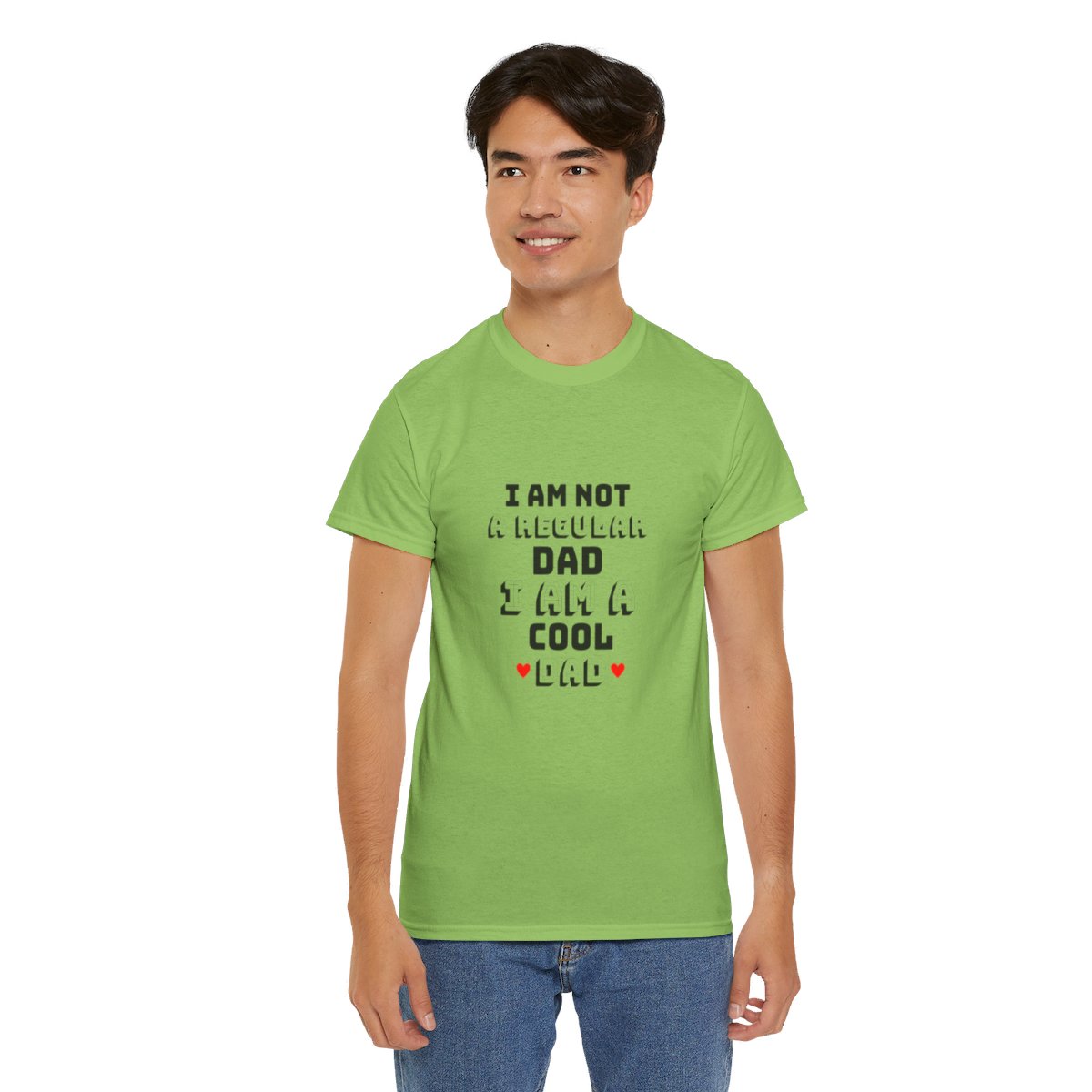 I am not a regular dad I am a cool dad: Unisex Heavy Cotton Tee - Image 102