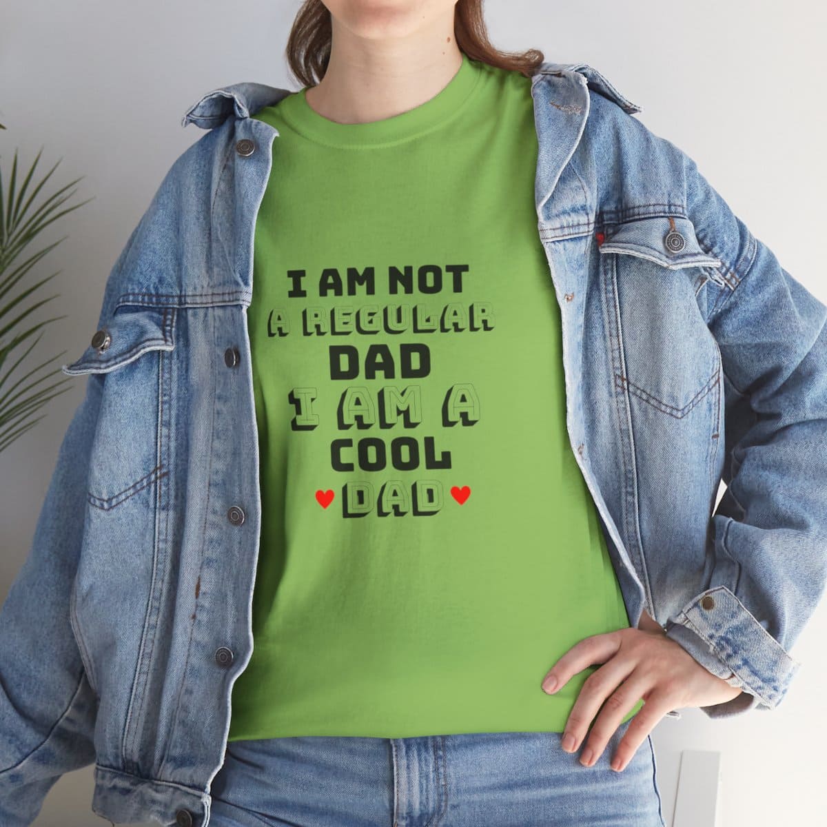 I am not a regular dad I am a cool dad: Unisex Heavy Cotton Tee - Image 104