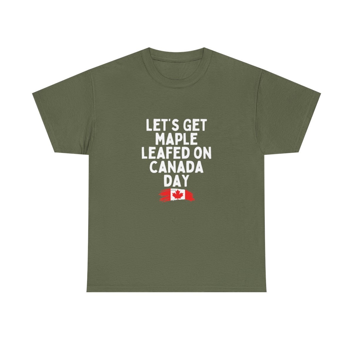 Let's Get Maple Leaf On Canada Day: Unisex Heavy Cotton Tee - Image 137
