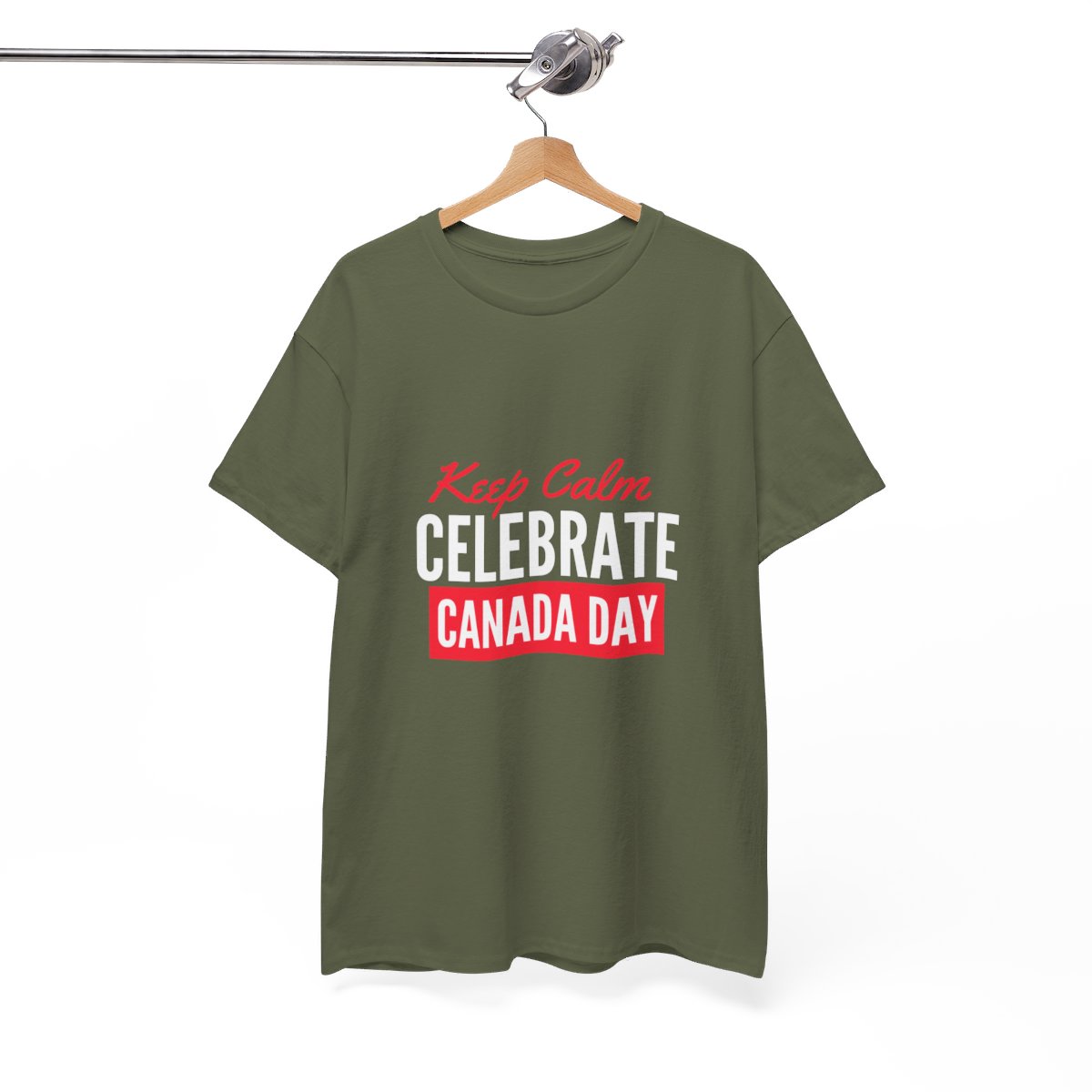 Keep Calm: Celebrate Canada Day: Unisex Heavy Cotton Tee - Image 62
