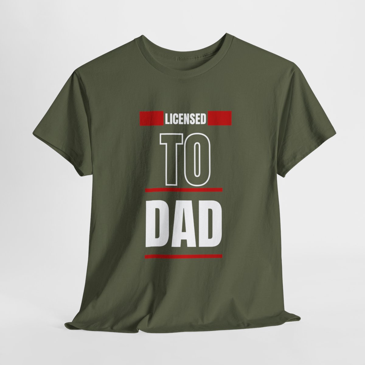 Licensed to Dad: Unisex Heavy Cotton Tee - Image 88