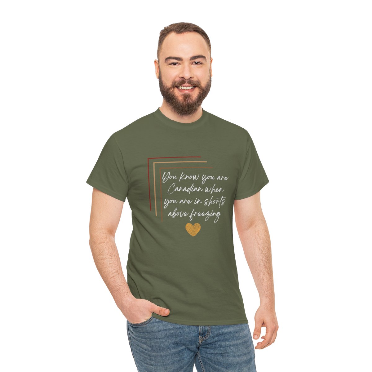 You Know Your Are Canadian: Unisex Heavy Cotton Tee 95 You Know Your Are Canadian: Unisex Heavy Cotton Tee - Image 95