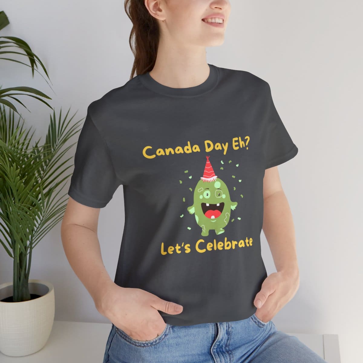 Canada Day, Eh Ley's Celebrate: Unisex Jersey Short Sleeve Tee - Image 112
