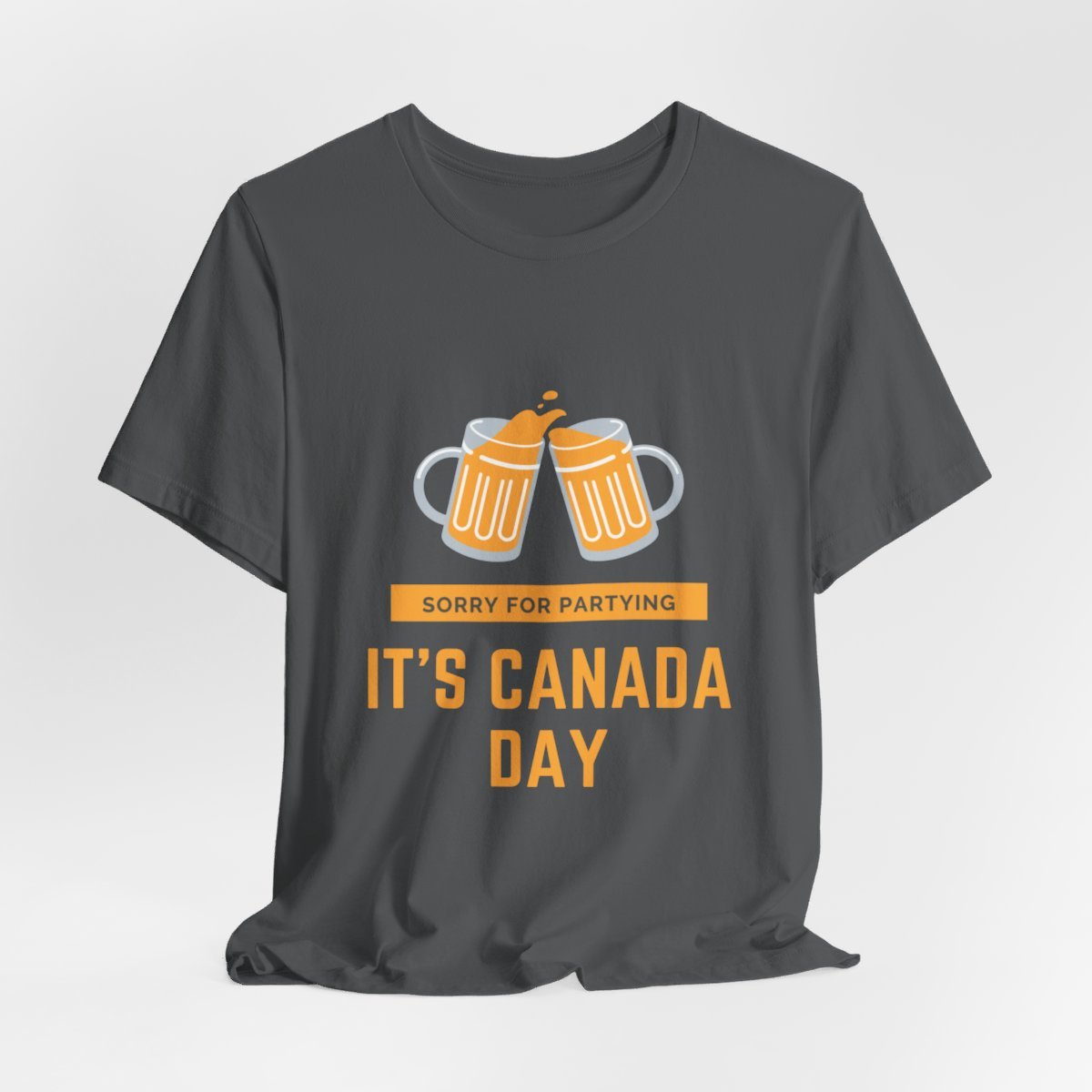 Sorry for Partying, It's Canada Day: Unisex Jersey Short Sleeve Tee 7 Sorry for Partying, It's Canada Day: Unisex Jersey Short Sleeve Tee - Image 7