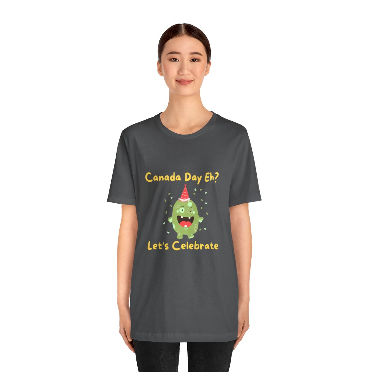 Canada Day, Eh Ley's Celebrate: Unisex Jersey Short Sleeve Tee - Image 99
