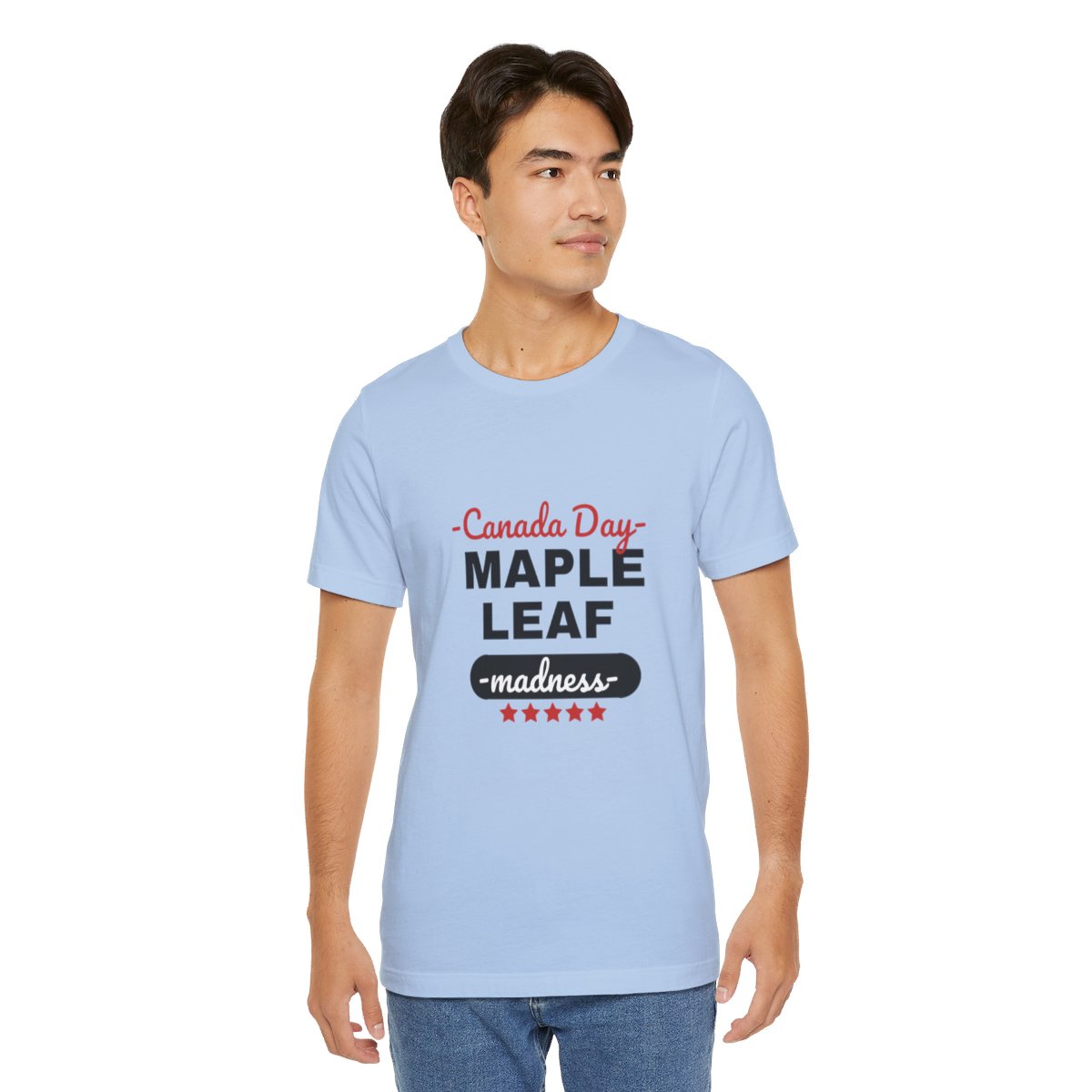 Canada Day: Maple Leaf Madness : Unisex Jersey Short Sleeve Tee - Image 78