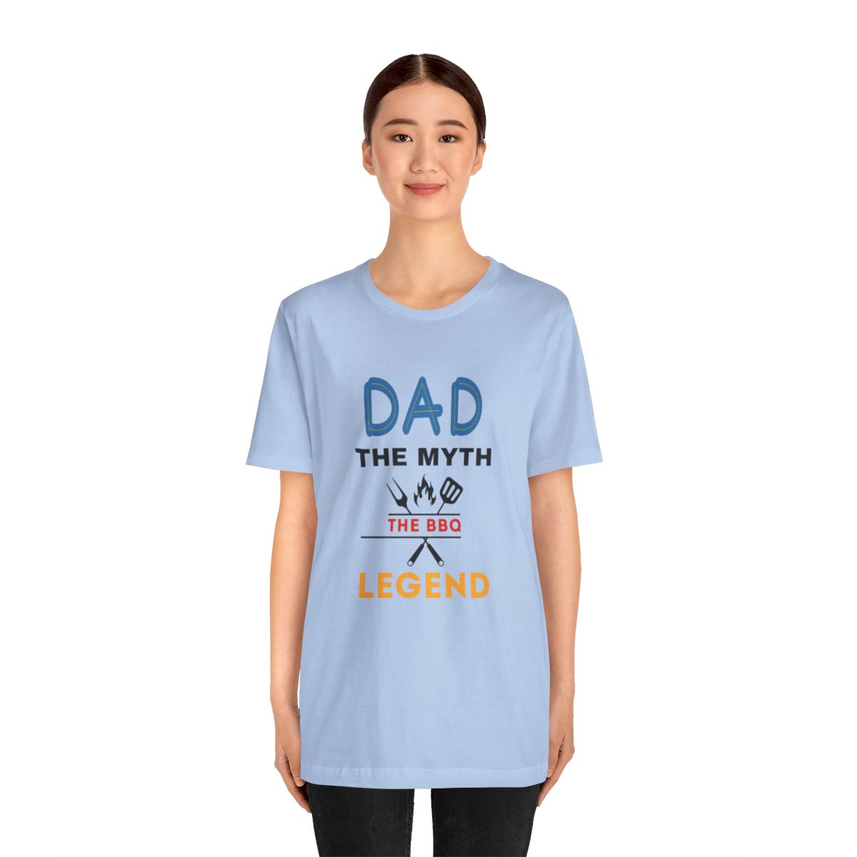 Dad: The Myth The BBQ Legend: The Unisex Jersey Short Sleeve Tee 69 Dad: The Myth The BBQ Legend: The Unisex Jersey Short Sleeve Tee - Image 69