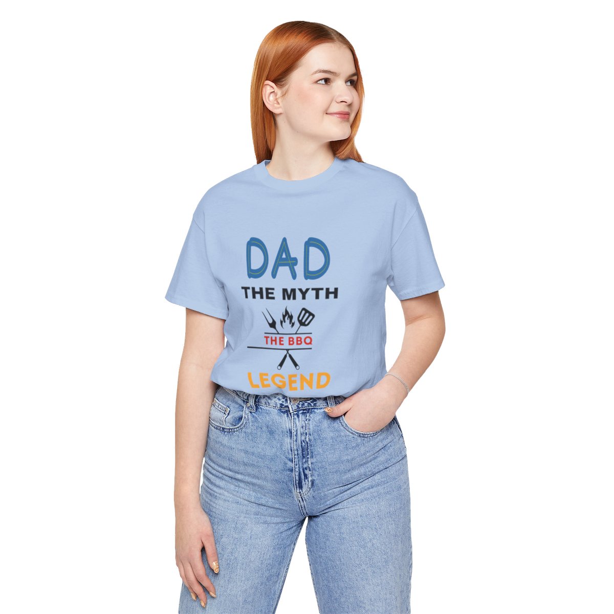 Dad: The Myth The BBQ Legend: The Unisex Jersey Short Sleeve Tee 76 Dad: The Myth The BBQ Legend: The Unisex Jersey Short Sleeve Tee - Image 76