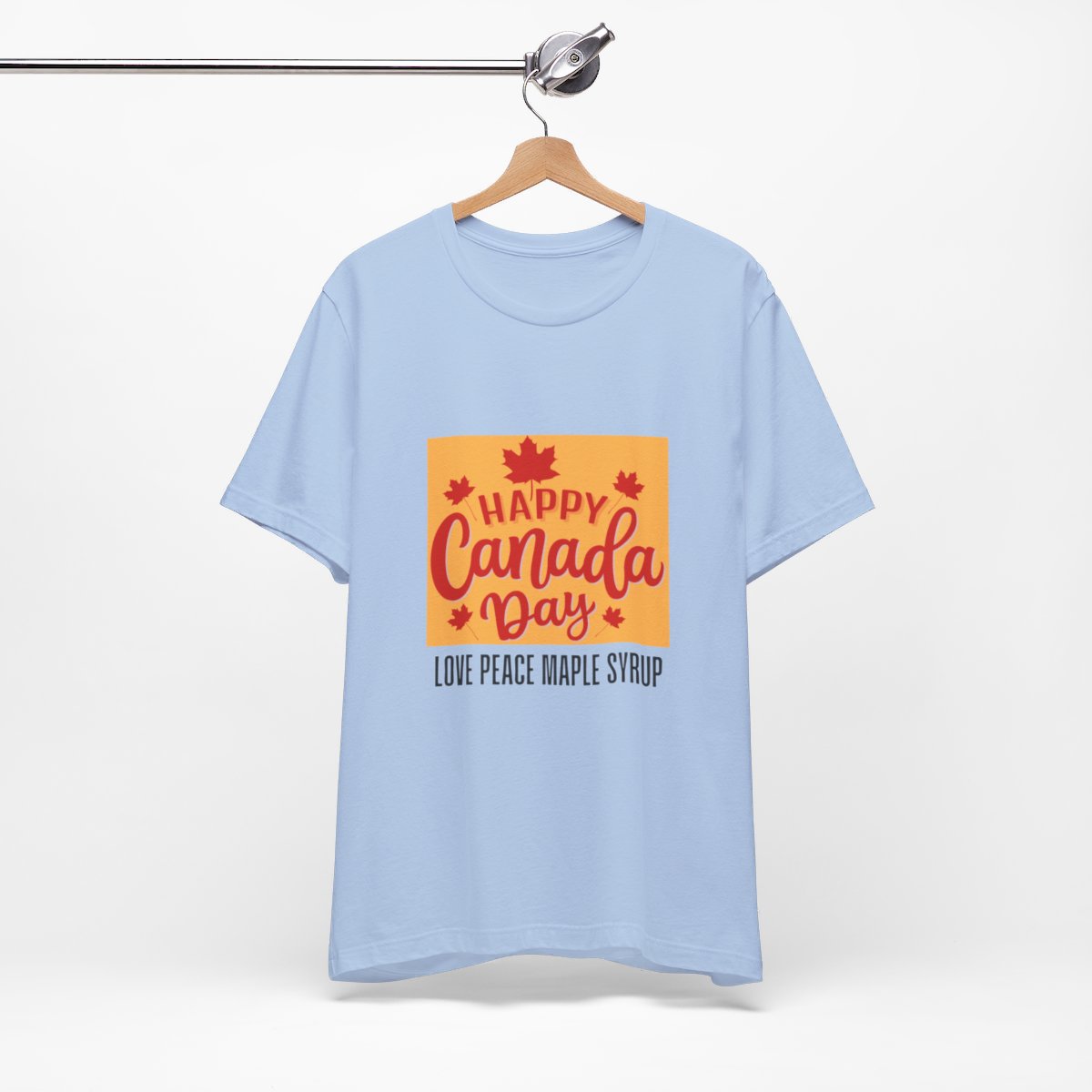 Happy Canada Day, Love Peace Maple Syrup: Unisex Jersey Short Sleeve Tee 59 Happy Canada Day, Love Peace Maple Syrup: Unisex Jersey Short Sleeve Tee - Image 59