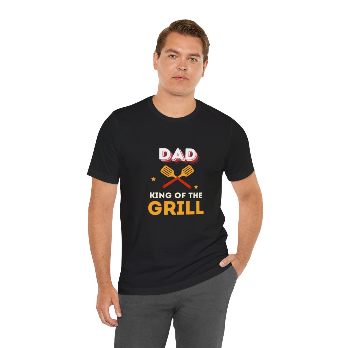 Dad: King of The Grill: Unisex Jersey Short Sleeve Tee - Image 43