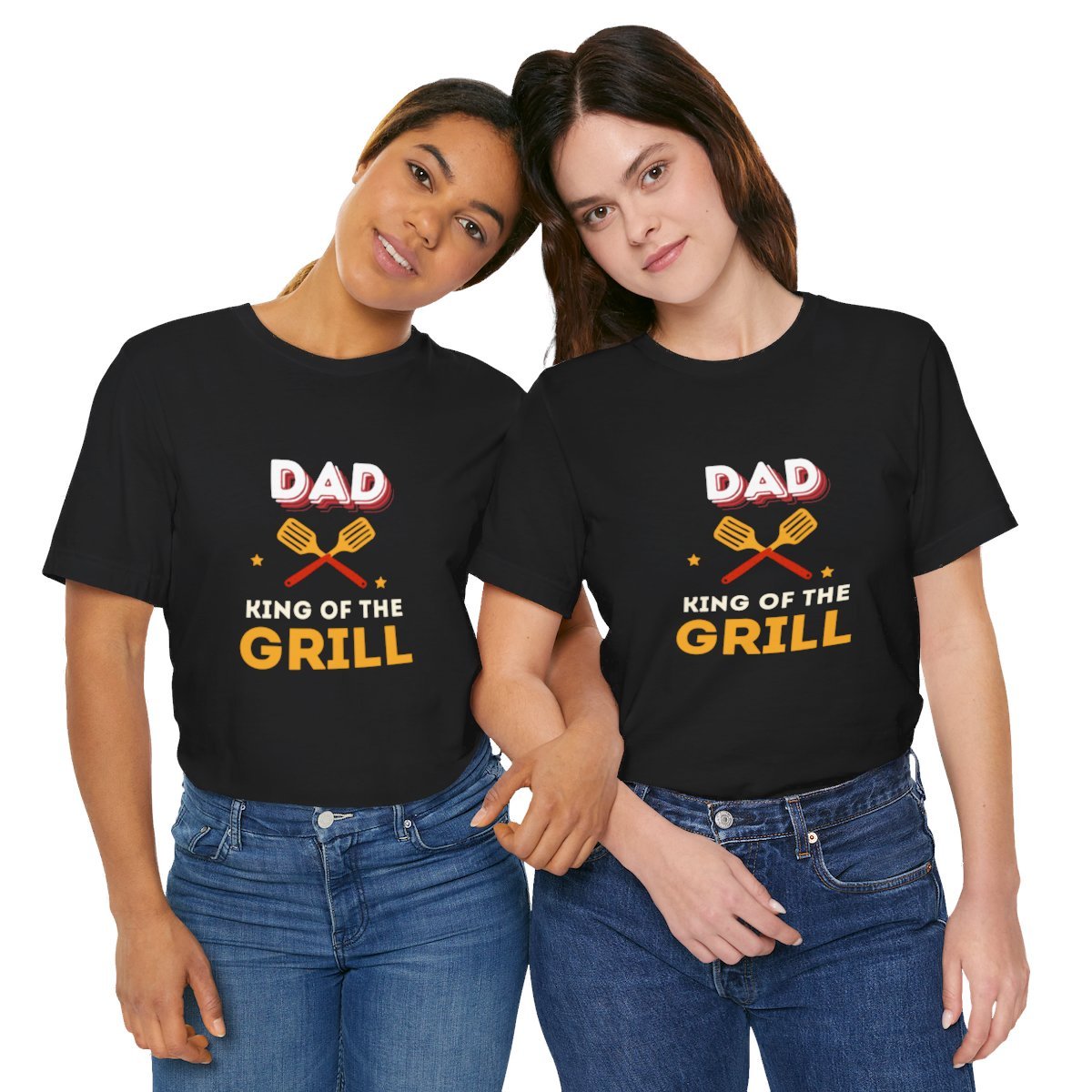 Dad: King of The Grill: Unisex Jersey Short Sleeve Tee - Image 55
