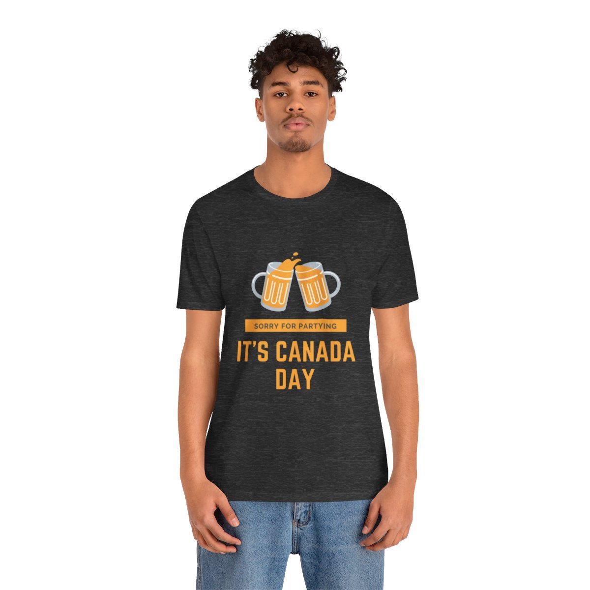 Sorry for Partying, It's Canada Day: Unisex Jersey Short Sleeve Tee 117 Sorry for Partying, It's Canada Day: Unisex Jersey Short Sleeve Tee - Image 117
