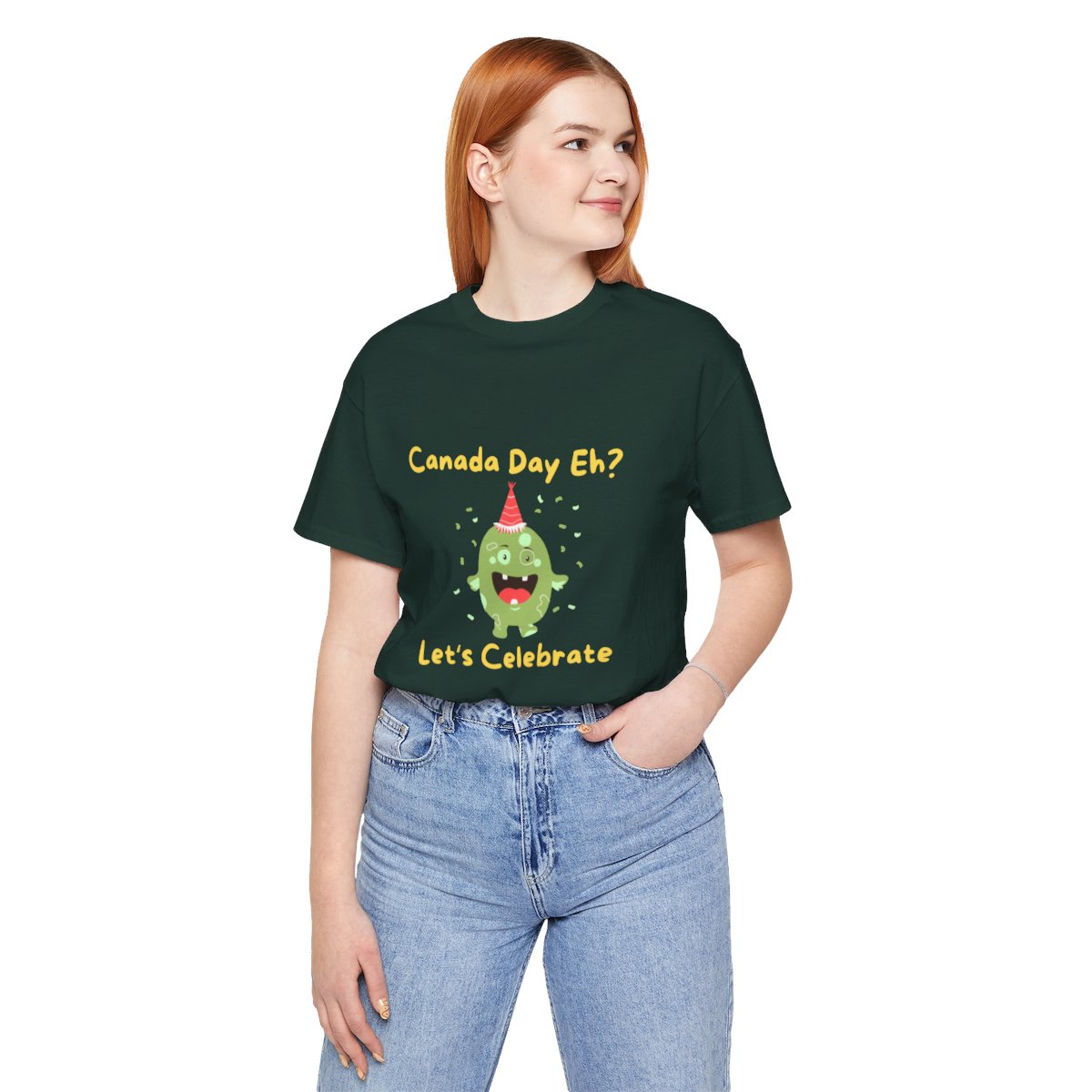 Canada Day, Eh Ley's Celebrate: Unisex Jersey Short Sleeve Tee - Image 77