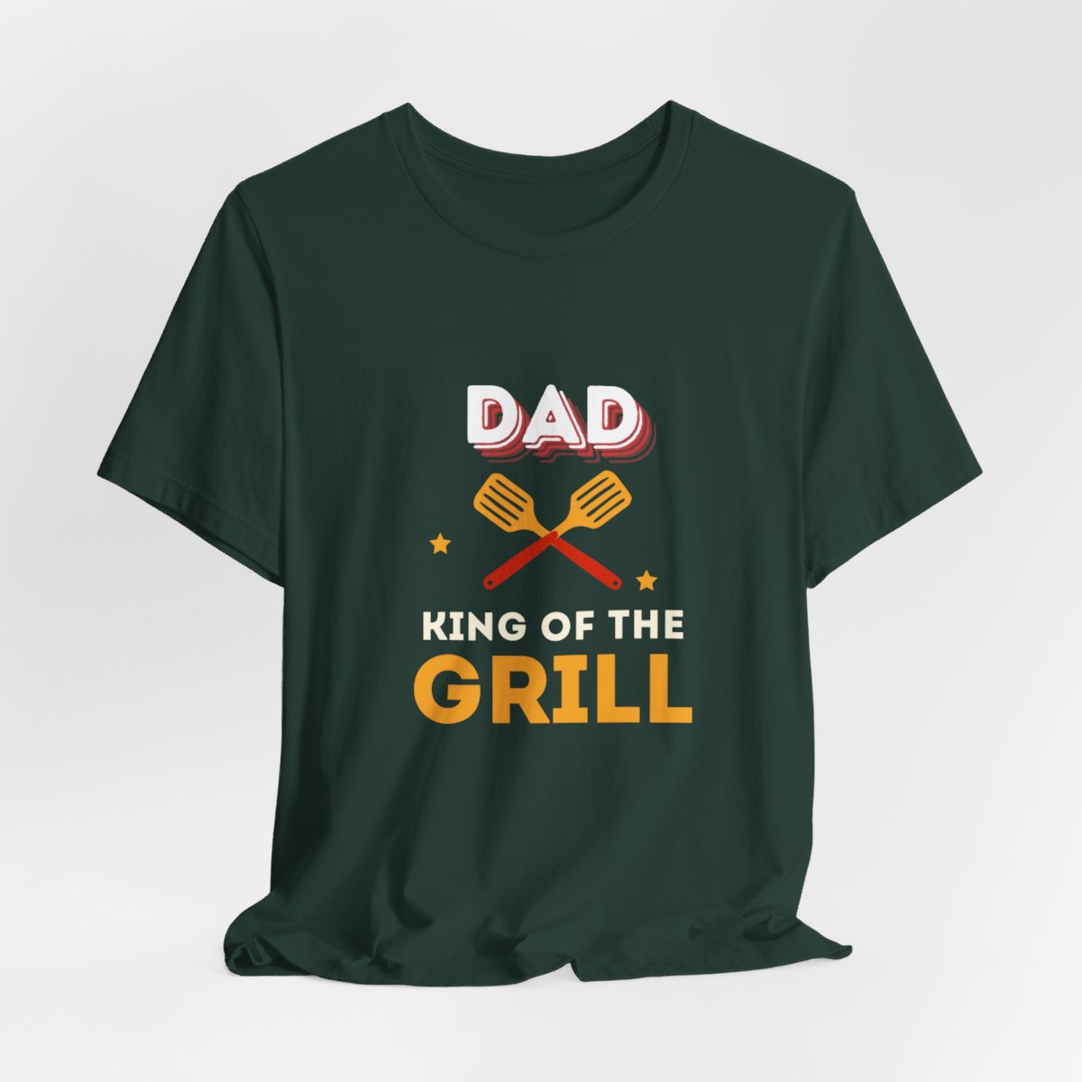 Dad: King of The Grill: Unisex Jersey Short Sleeve Tee - Image 88