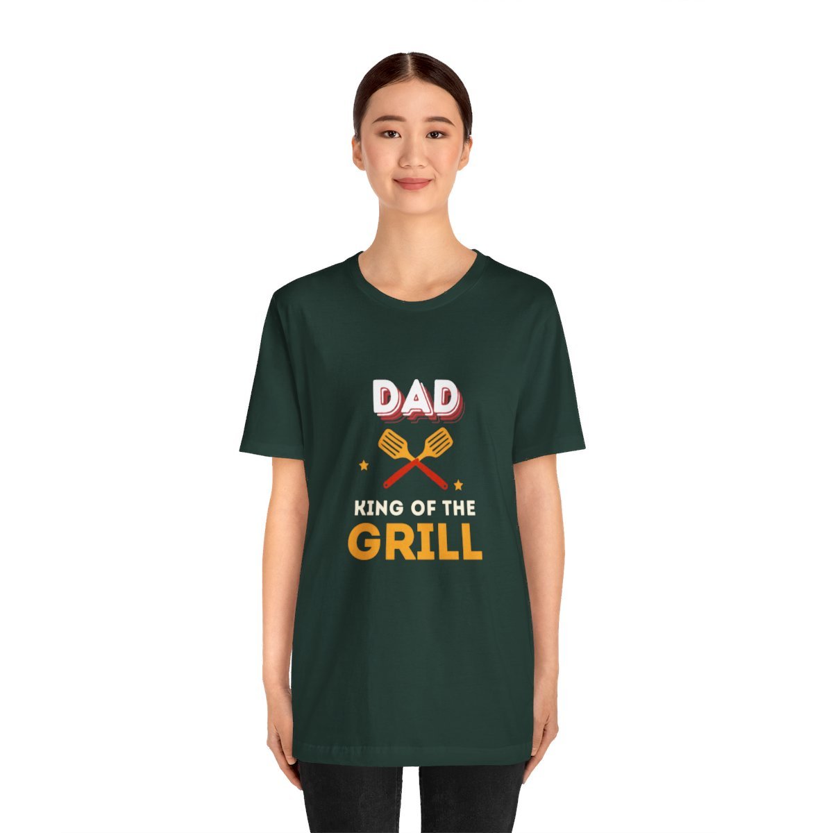 Dad: King of The Grill: Unisex Jersey Short Sleeve Tee - Image 98