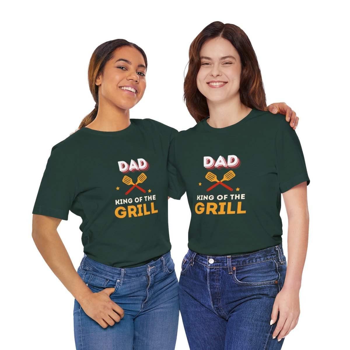 Dad: King of The Grill: Unisex Jersey Short Sleeve Tee - Image 114