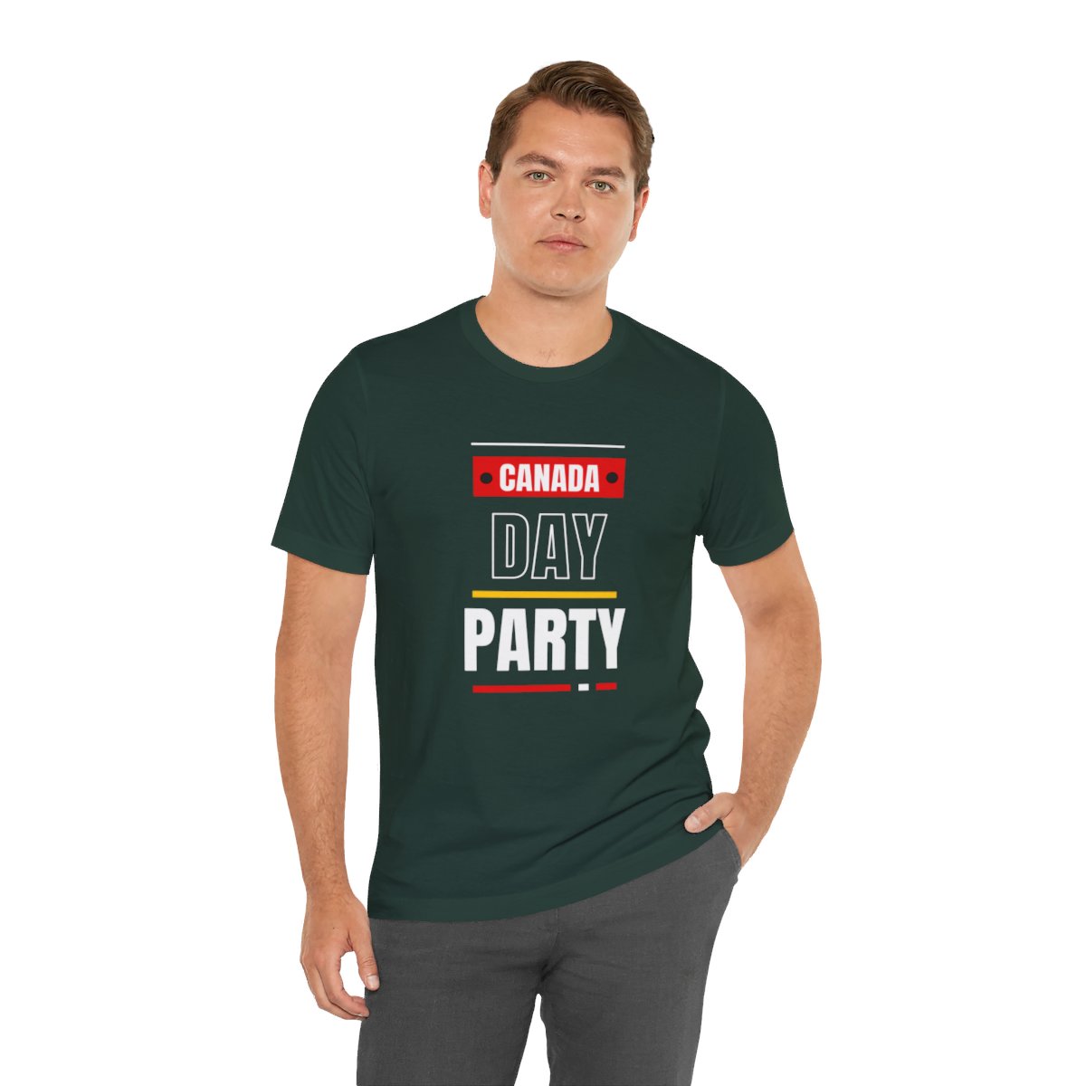 Canada Day Party: Unisex Jersey Short Sleeve Tee - Image 59