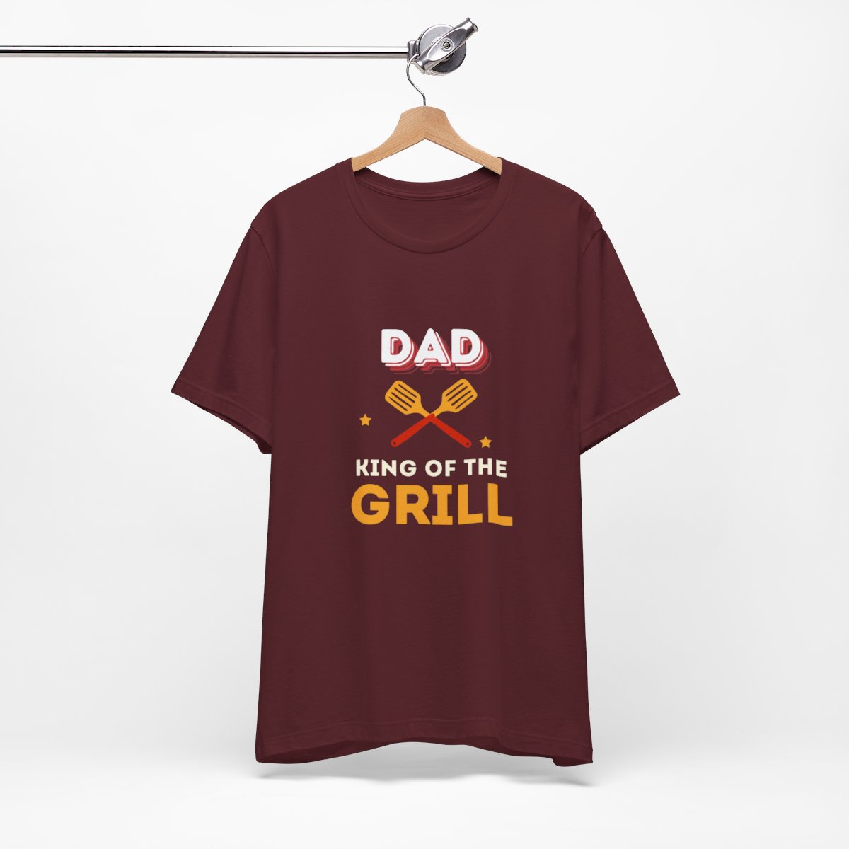 Dad: King of The Grill: Unisex Jersey Short Sleeve Tee - Image 152