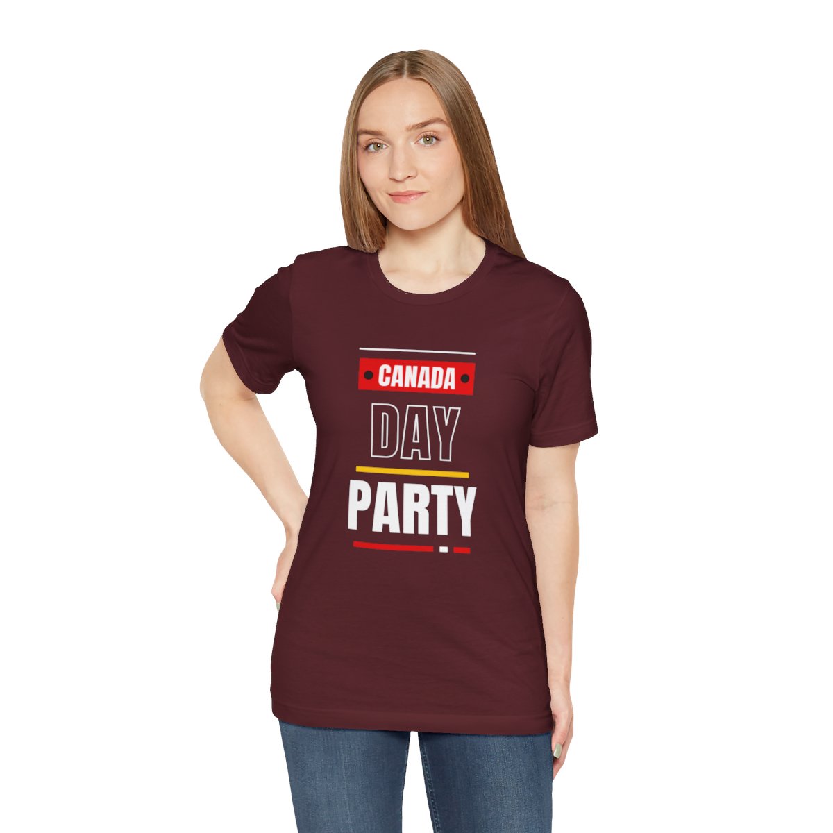 Canada Day Party: Unisex Jersey Short Sleeve Tee - Image 130