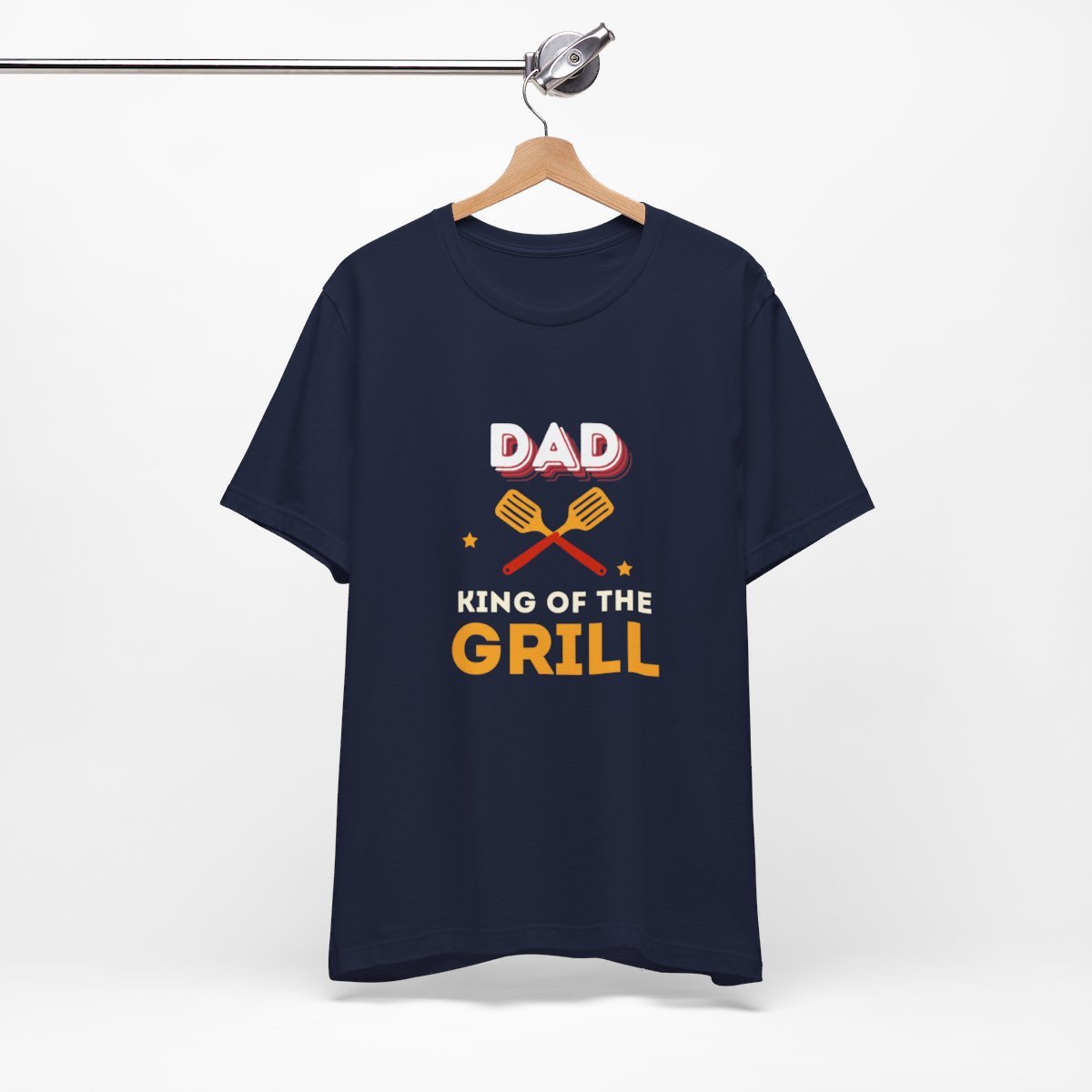 Dad: King of The Grill: Unisex Jersey Short Sleeve Tee - Image 123