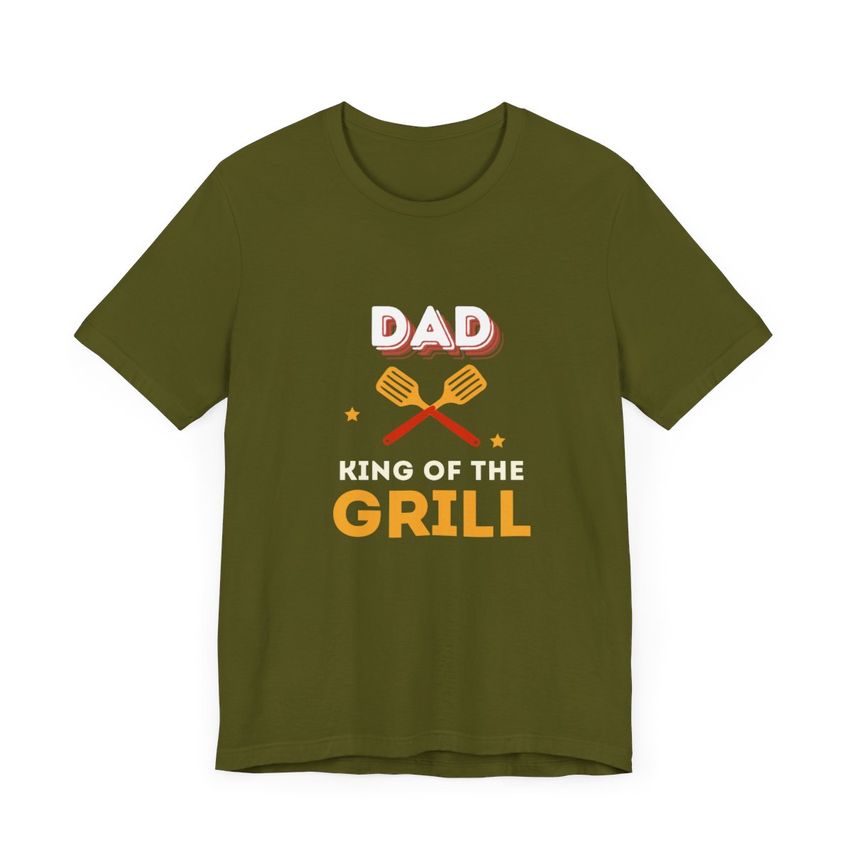 Dad: King of The Grill: Unisex Jersey Short Sleeve Tee - Image 62