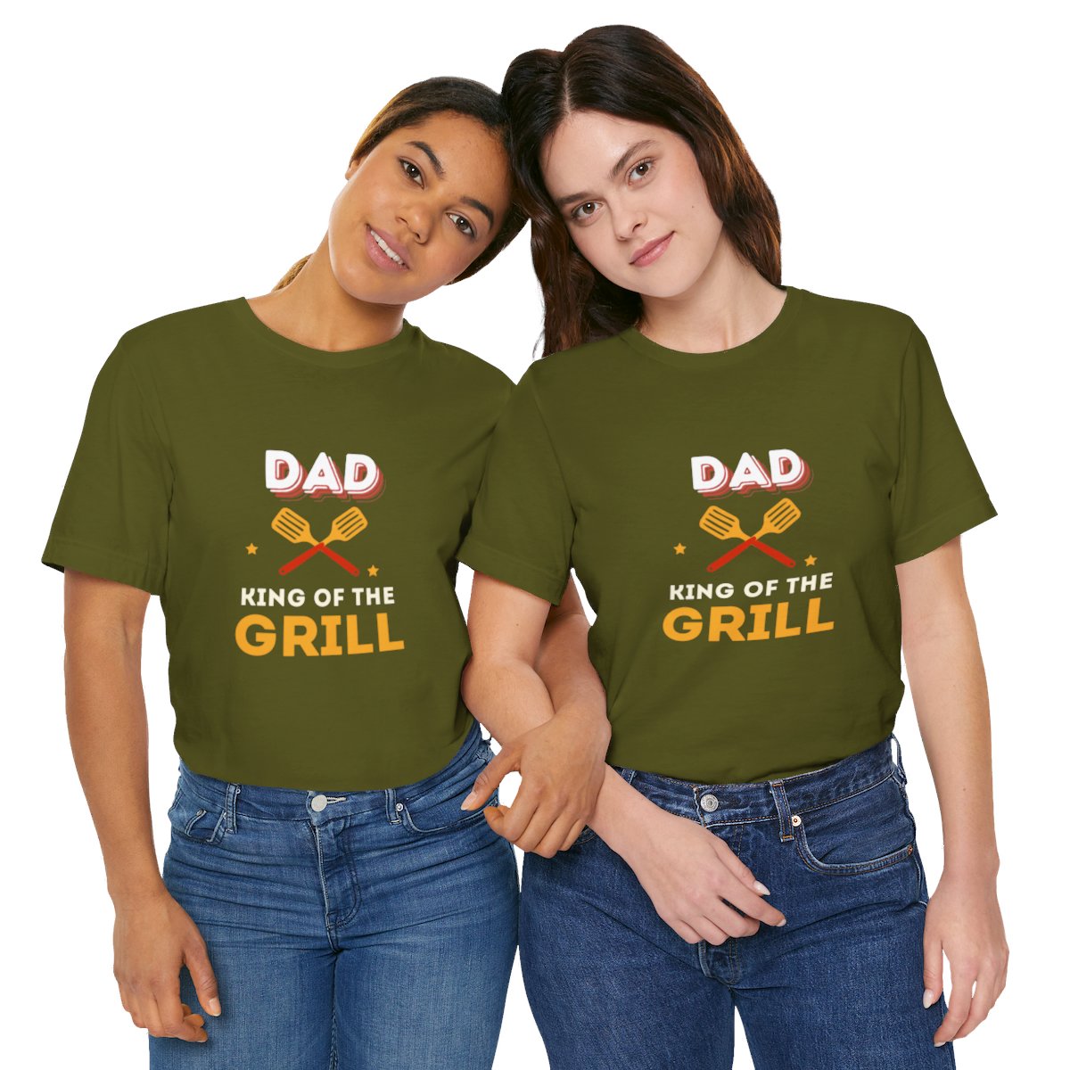 Dad: King of The Grill: Unisex Jersey Short Sleeve Tee - Image 84
