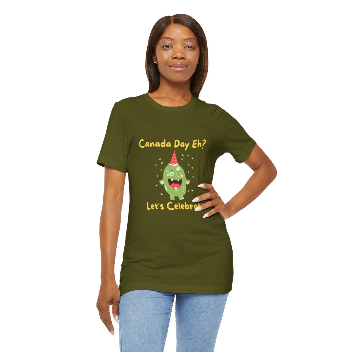 Canada Day, Eh Ley's Celebrate: Unisex Jersey Short Sleeve Tee - Image 23