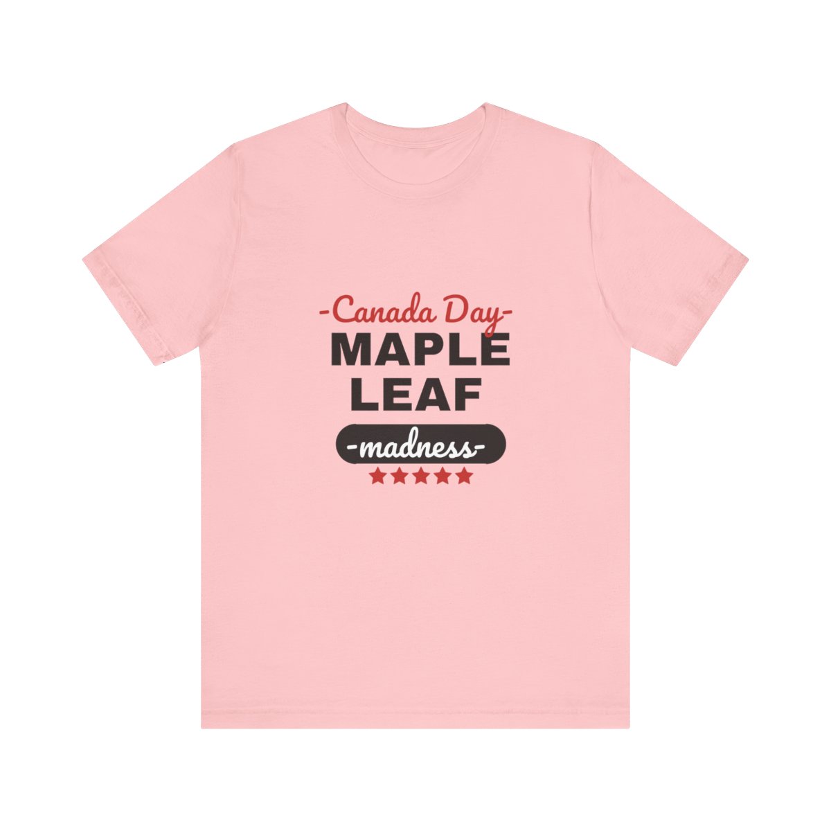 Canada Day: Maple Leaf Madness : Unisex Jersey Short Sleeve Tee - Image 89