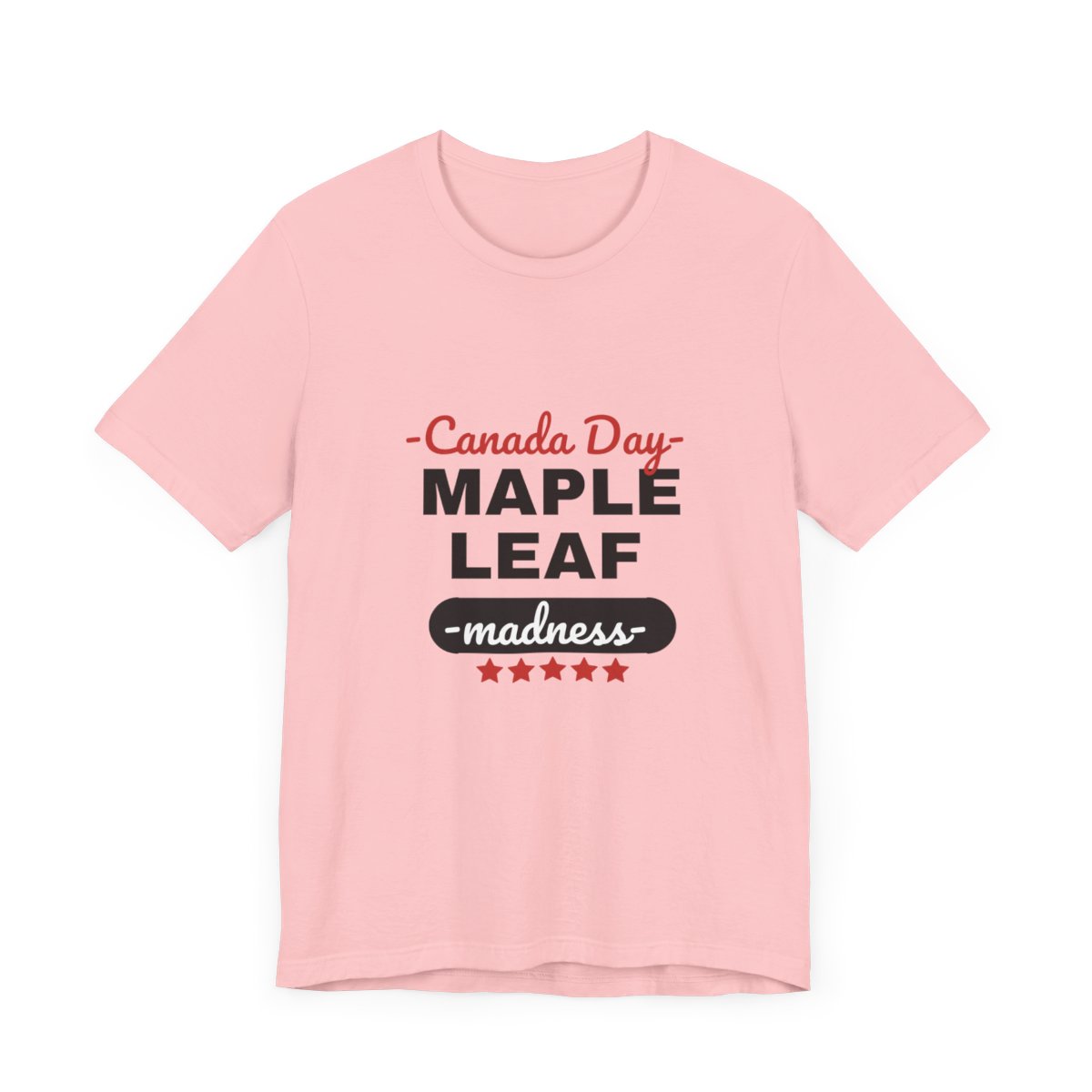 Canada Day: Maple Leaf Madness : Unisex Jersey Short Sleeve Tee - Image 91