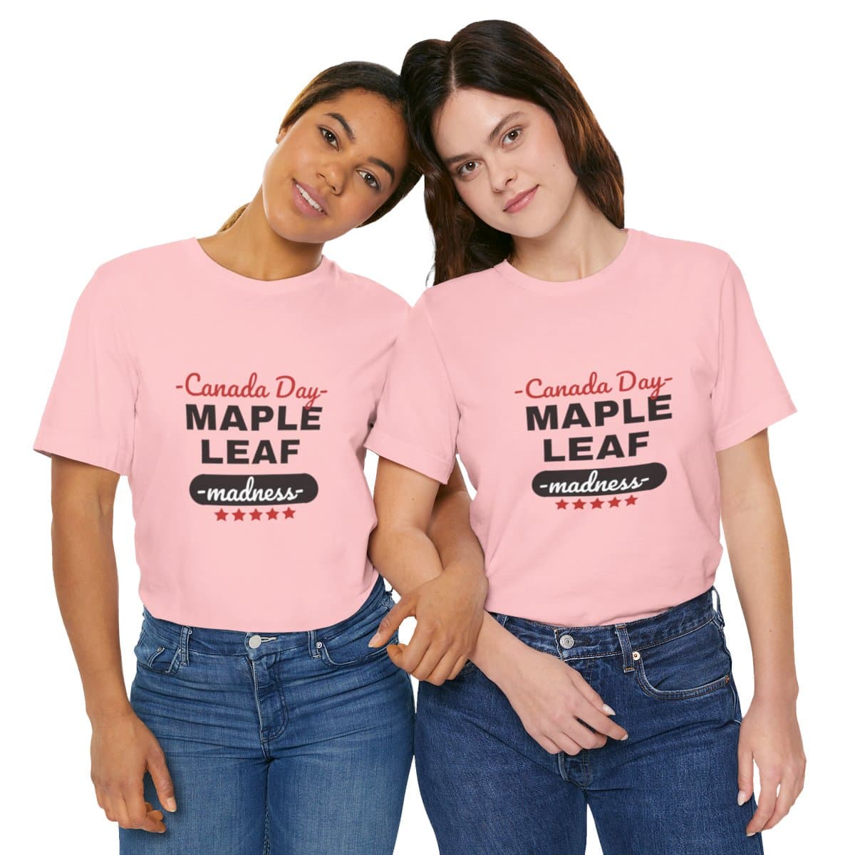Canada Day: Maple Leaf Madness : Unisex Jersey Short Sleeve Tee - Image 113